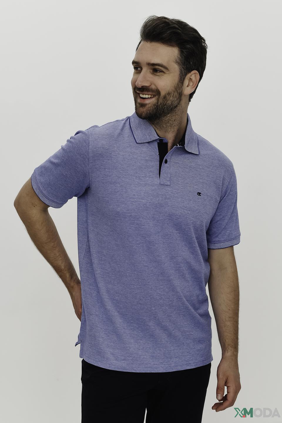 Поло Casa Moda мужское голубое