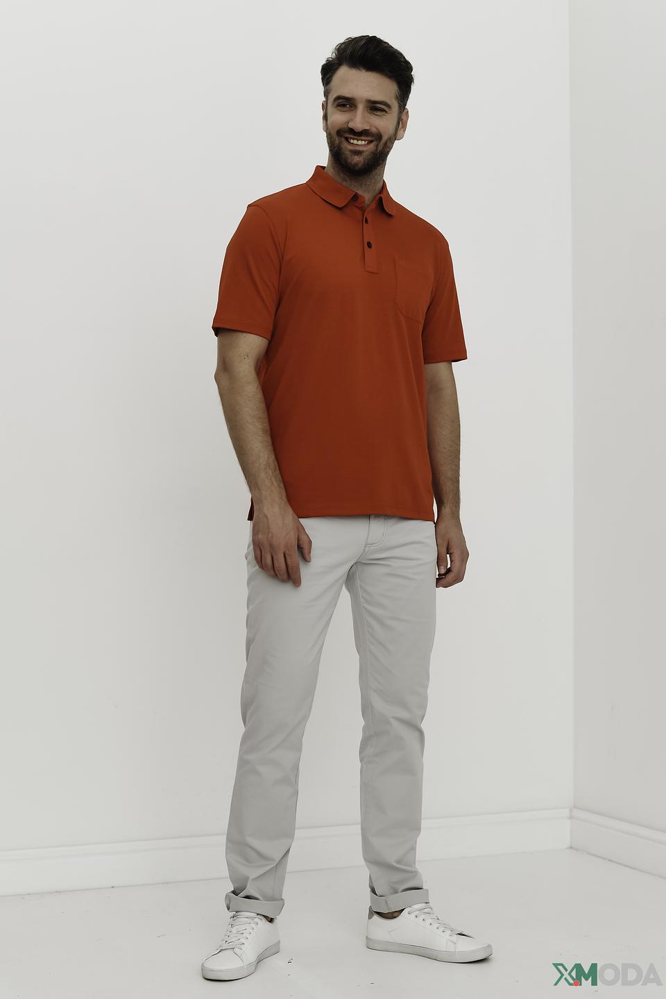 Поло Casa Moda красное