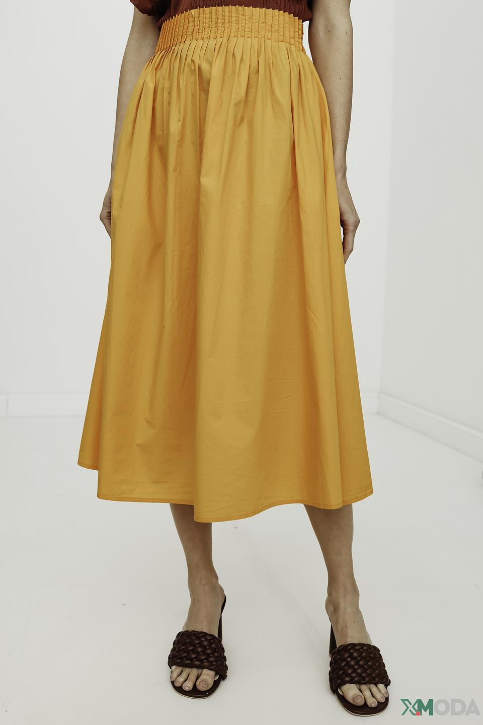 Юбка s.Oliver оранжевая