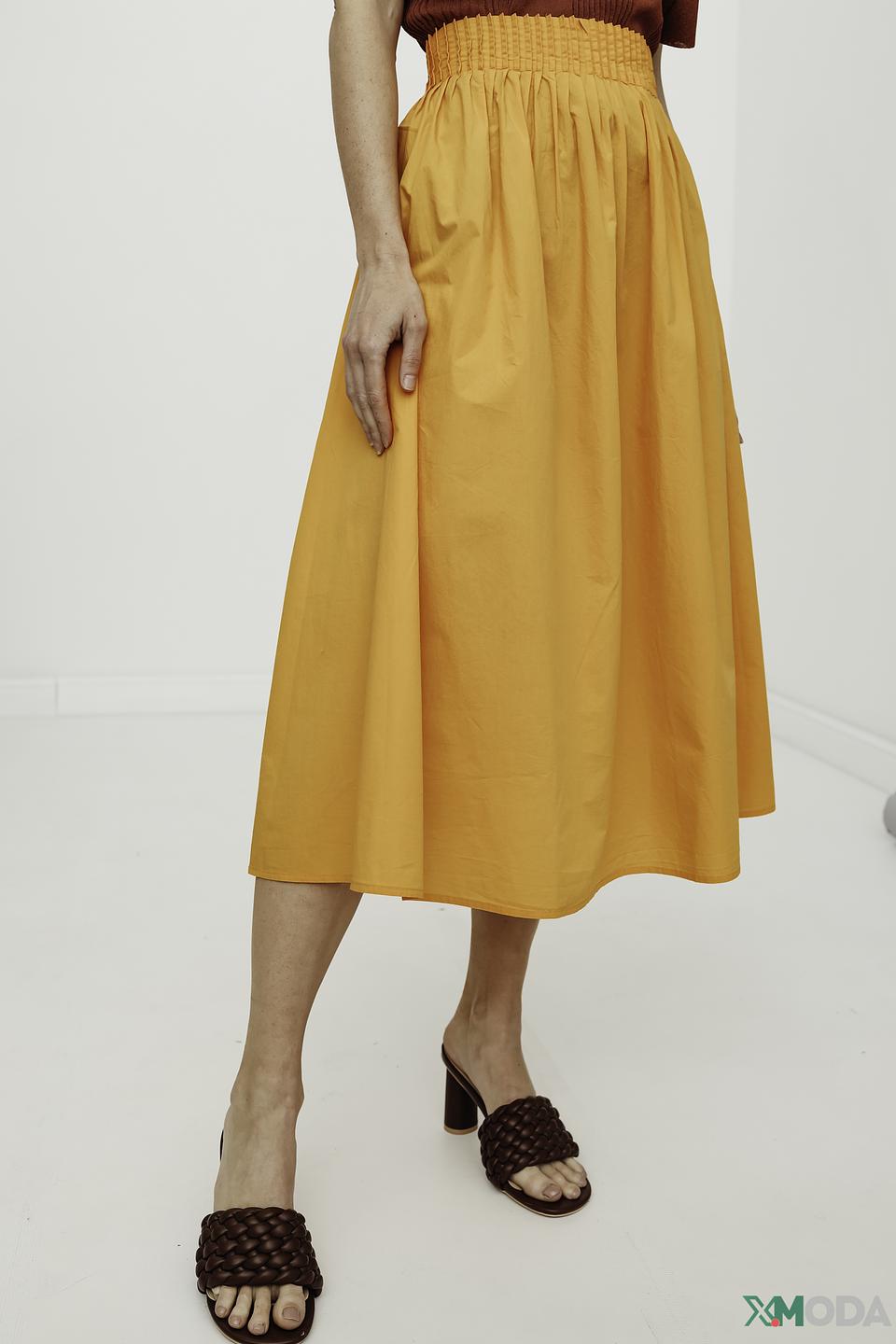 Юбка s.Oliver оранжевая