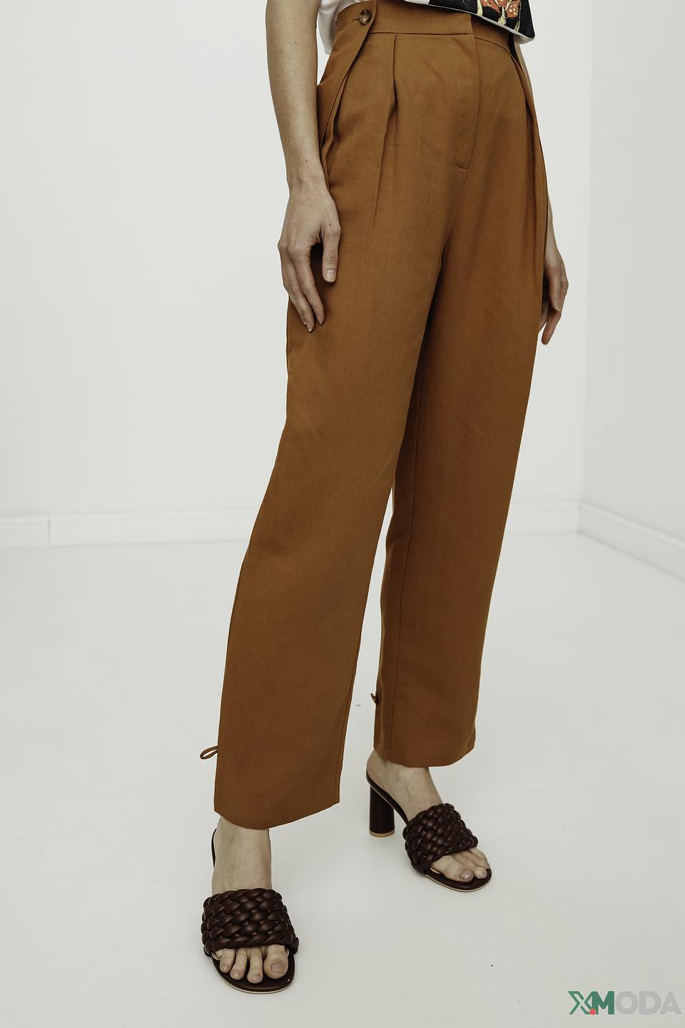 Брюки Patrizia Pepe терракотовые