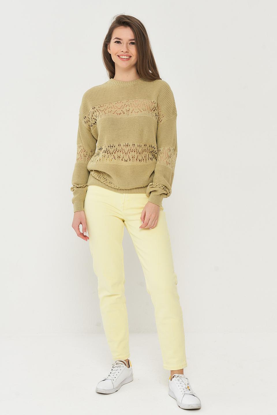 Джемпер BE YOU с узором хаки