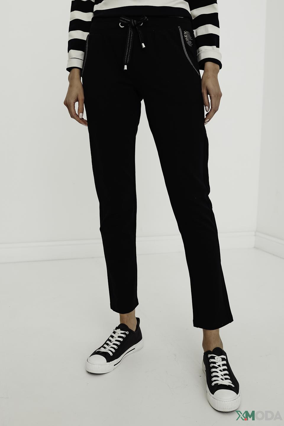 Брюки Betty Barclay черные с манжетами