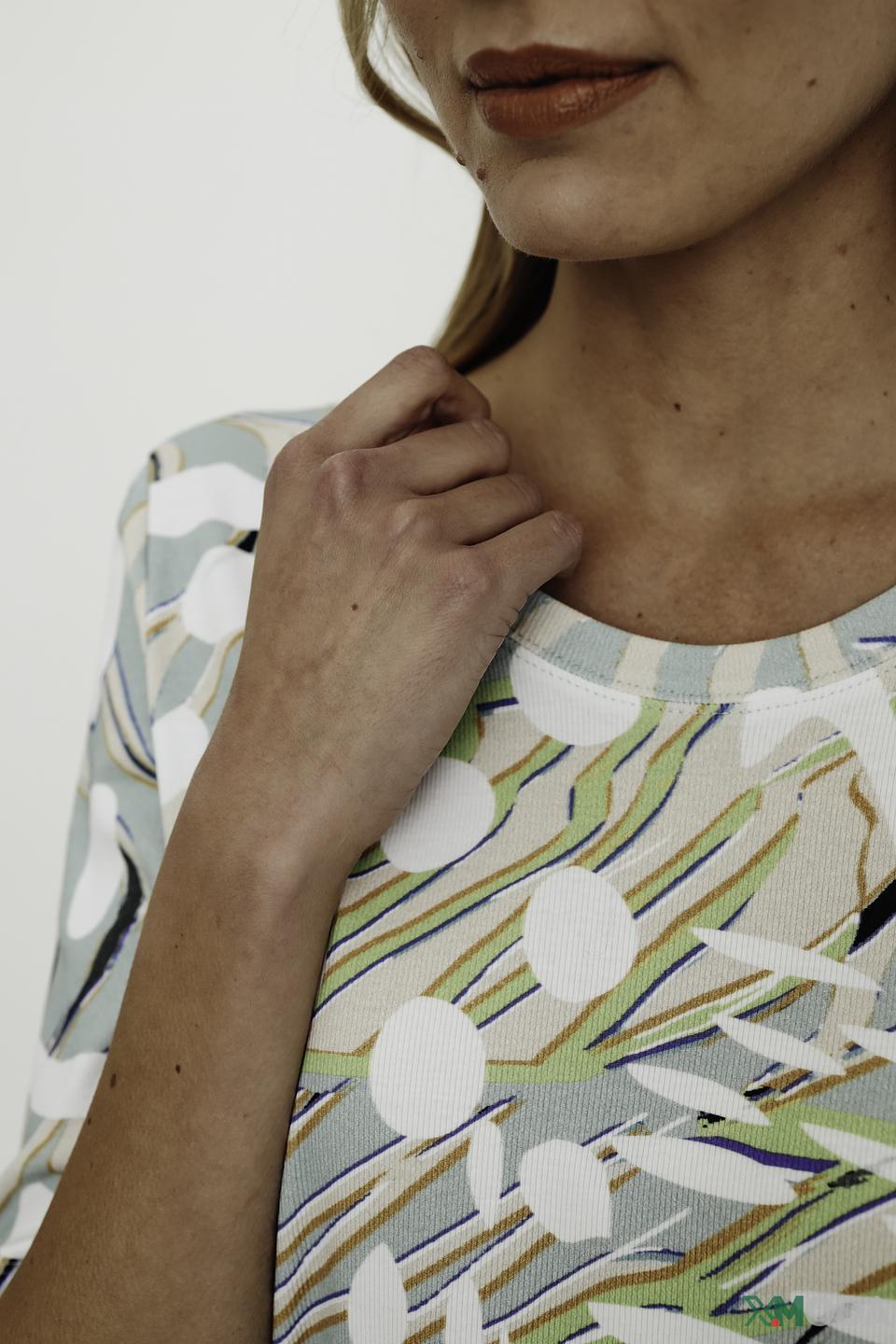 Лонгслив Marc Cain с принтом