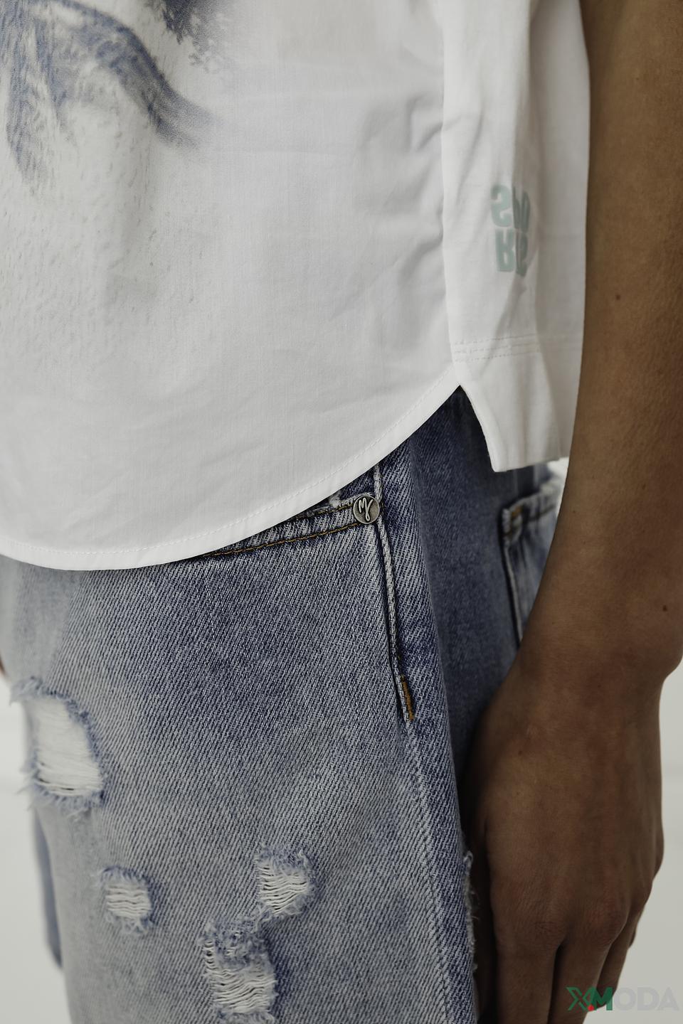 Футболка Marc Cain с тропическим принтом