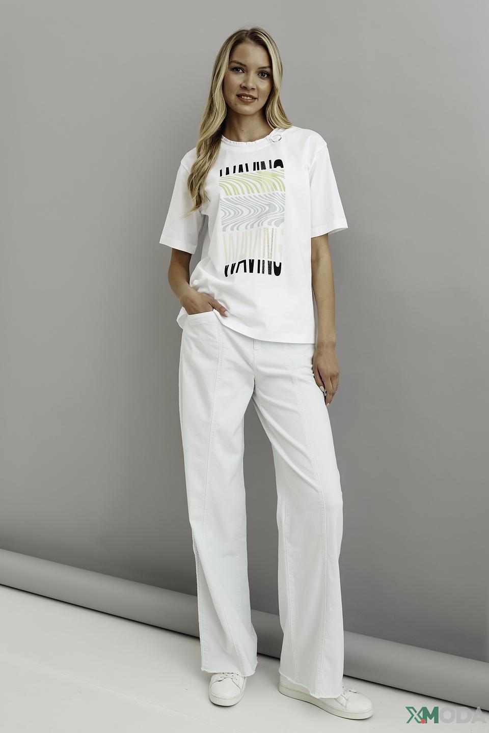 Джинсы Marc Cain белые прямые