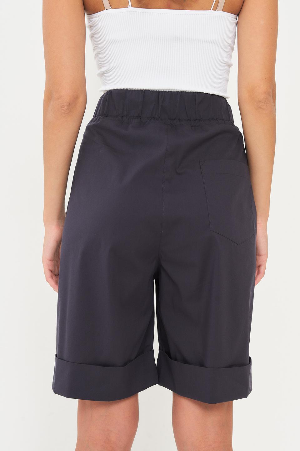 Шорты VAY с завязками темно-синие