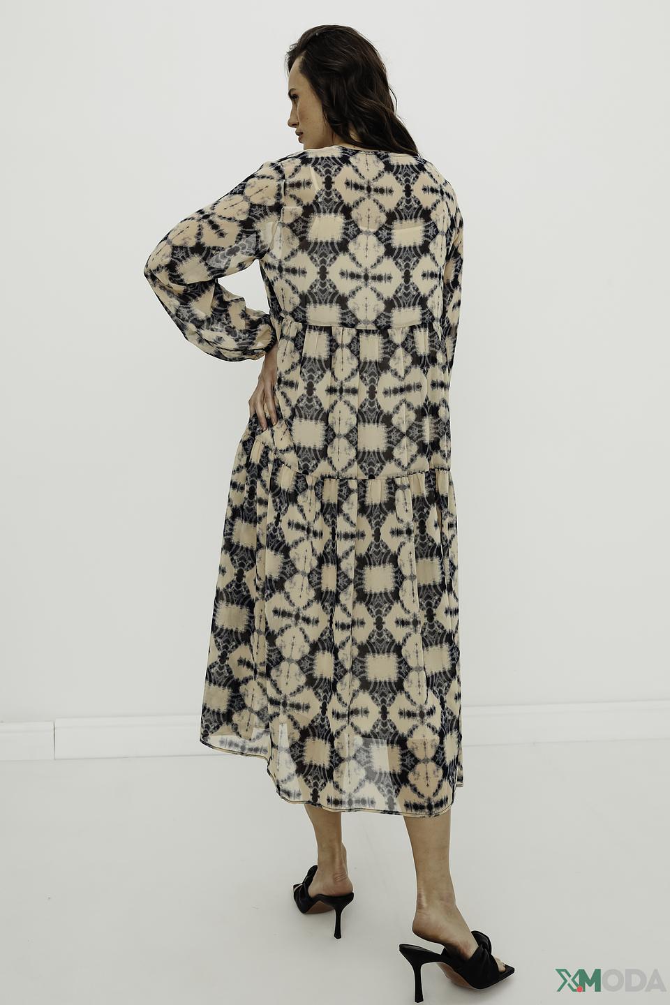 Платье Comma с принтом