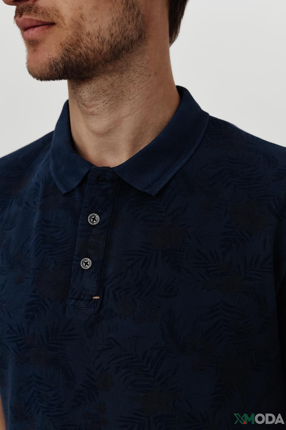 Поло Basefield с принтом