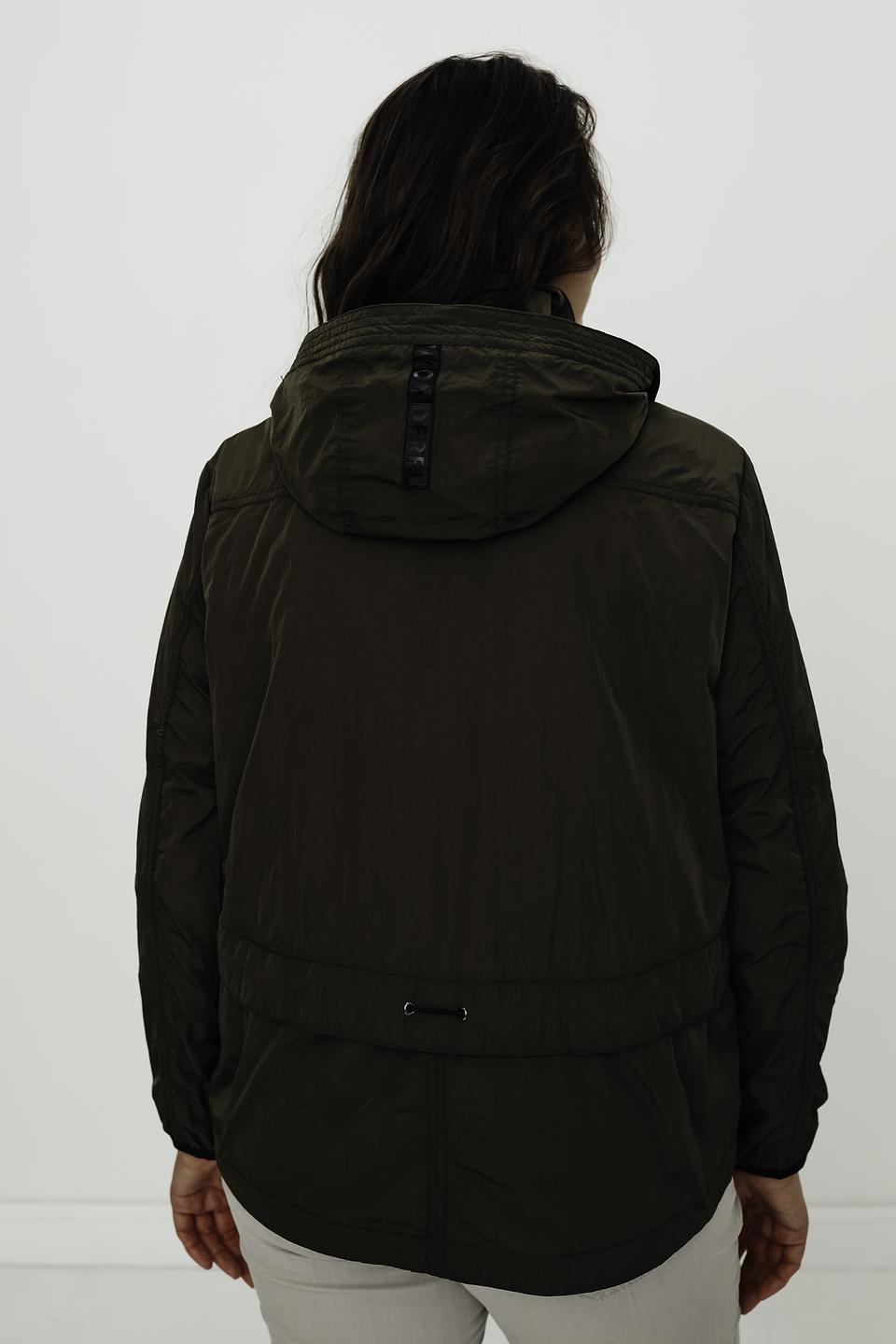 Куртка Lebek хаки с капюшоном