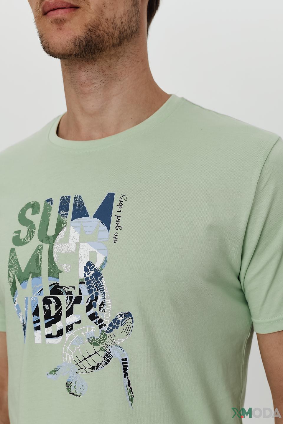 Футболка Marvelis с принтом лайм