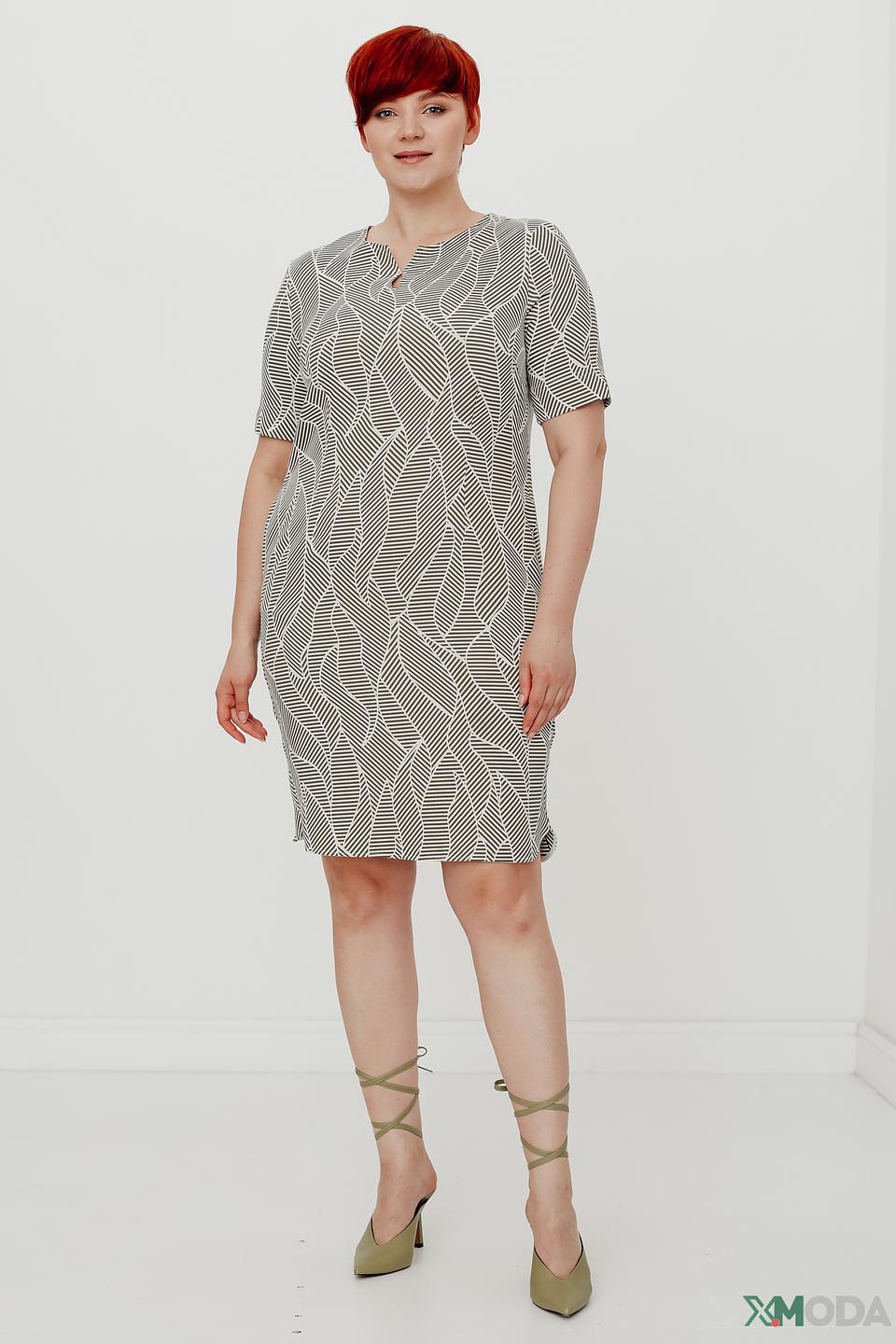 Платье Frank Walder с принтом