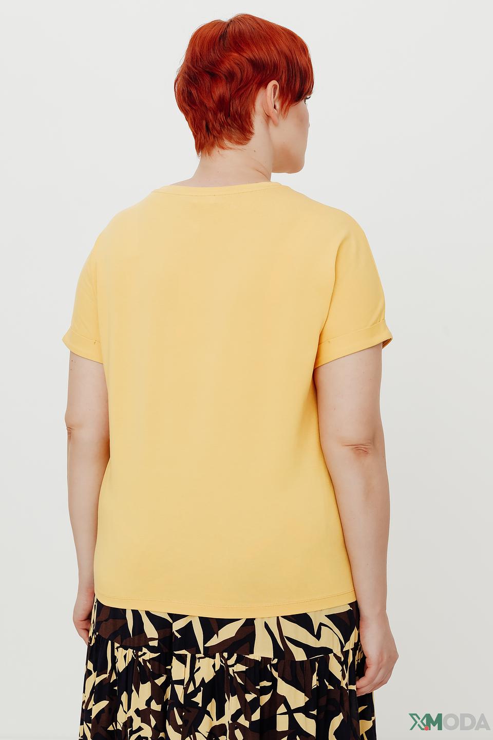 Футболка Gerry Weber с принтом жёлтая