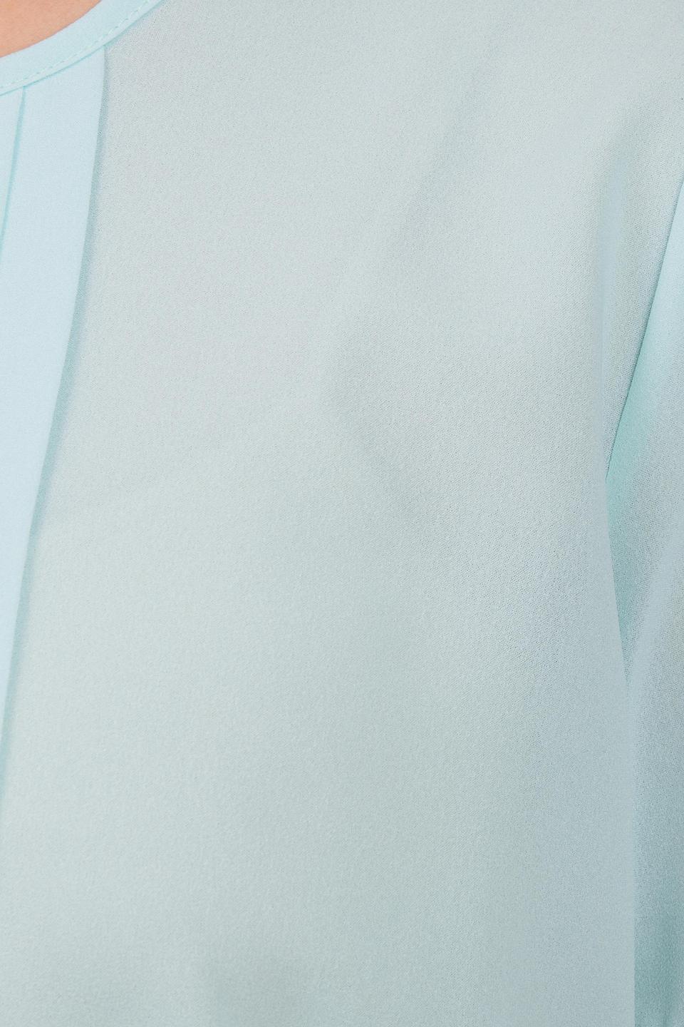 Блуза Sai-Ku мятная с драпировкой