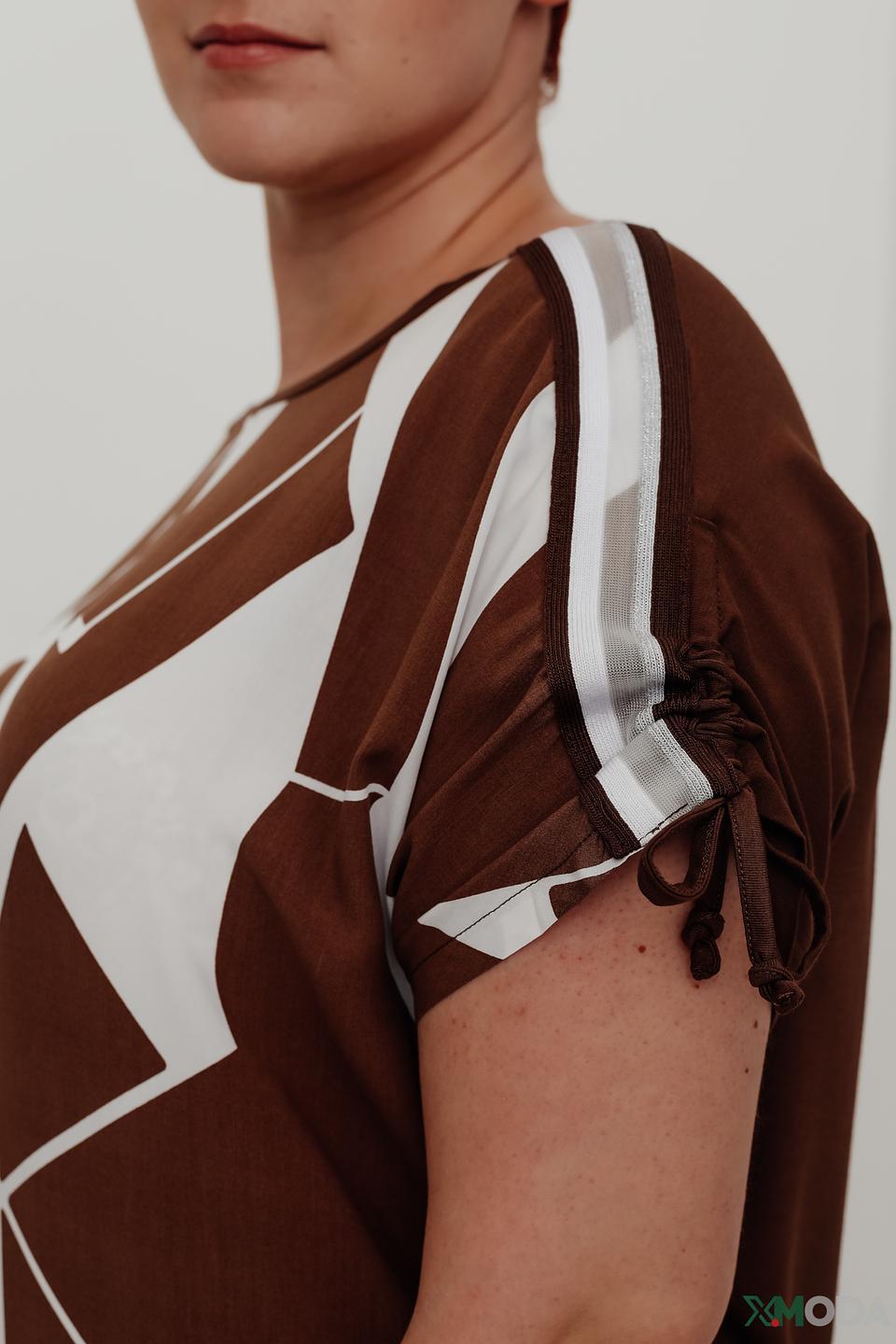 Блуза Frapp с геометрическим принтом