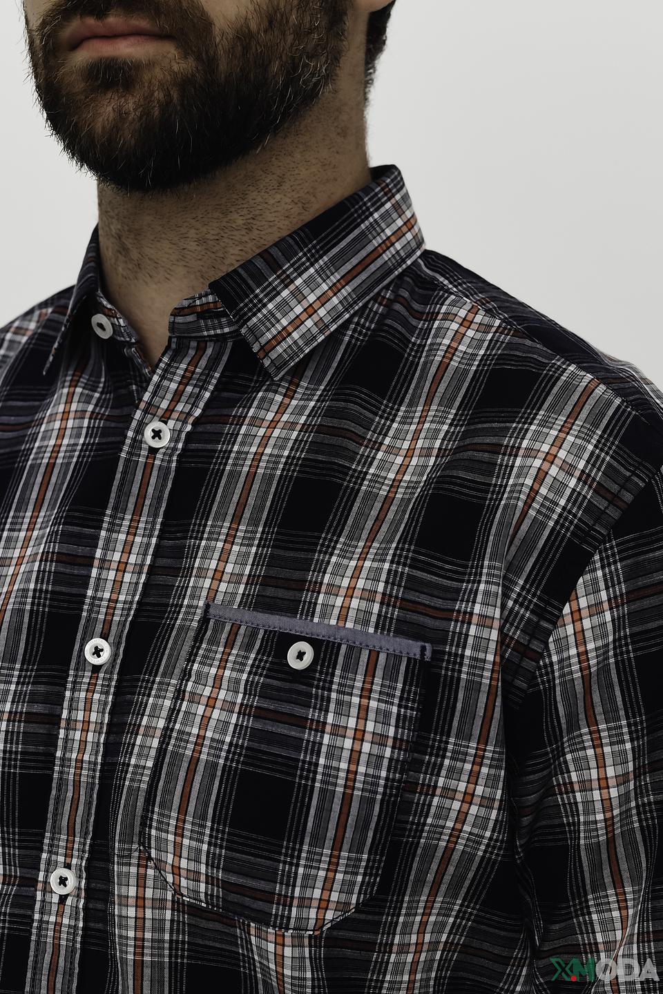 Рубашка кр. рукав Tom Tailor в клетку