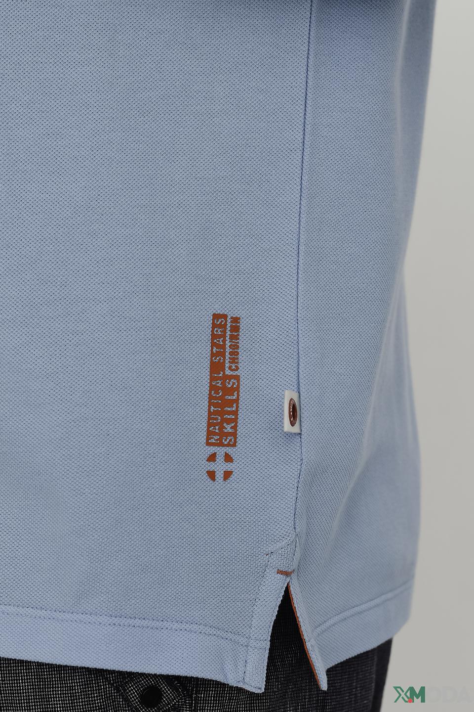 Поло Ragman голубое с логотипом