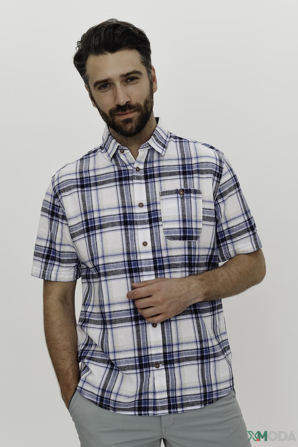 Рубашка кр Tom Tailor в клетку