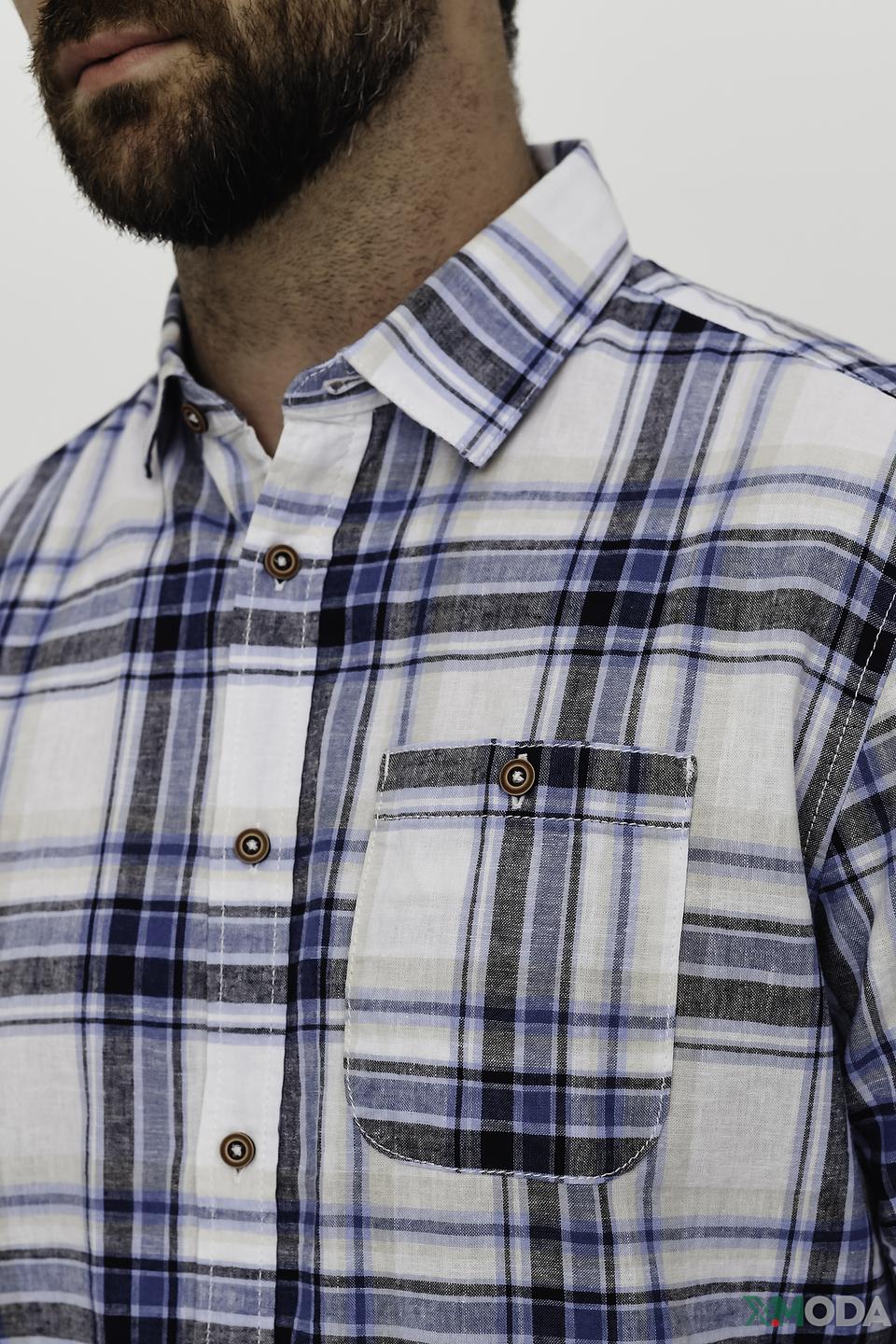 Рубашка кр Tom Tailor в клетку