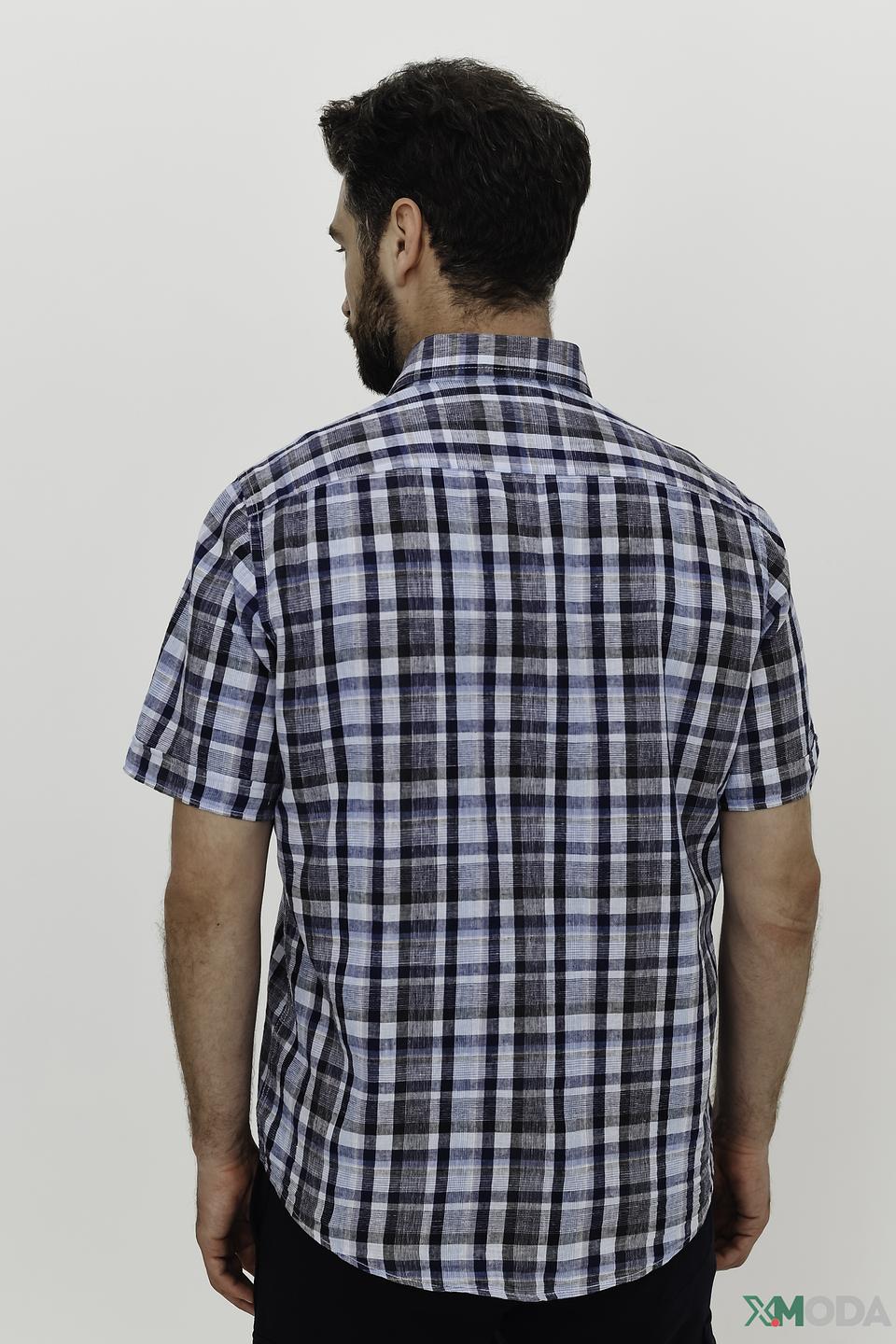 Рубашка кр Casa Moda в клетку