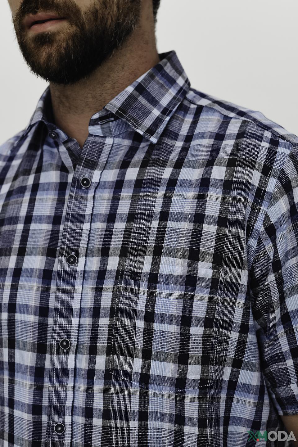 Рубашка кр Casa Moda в клетку