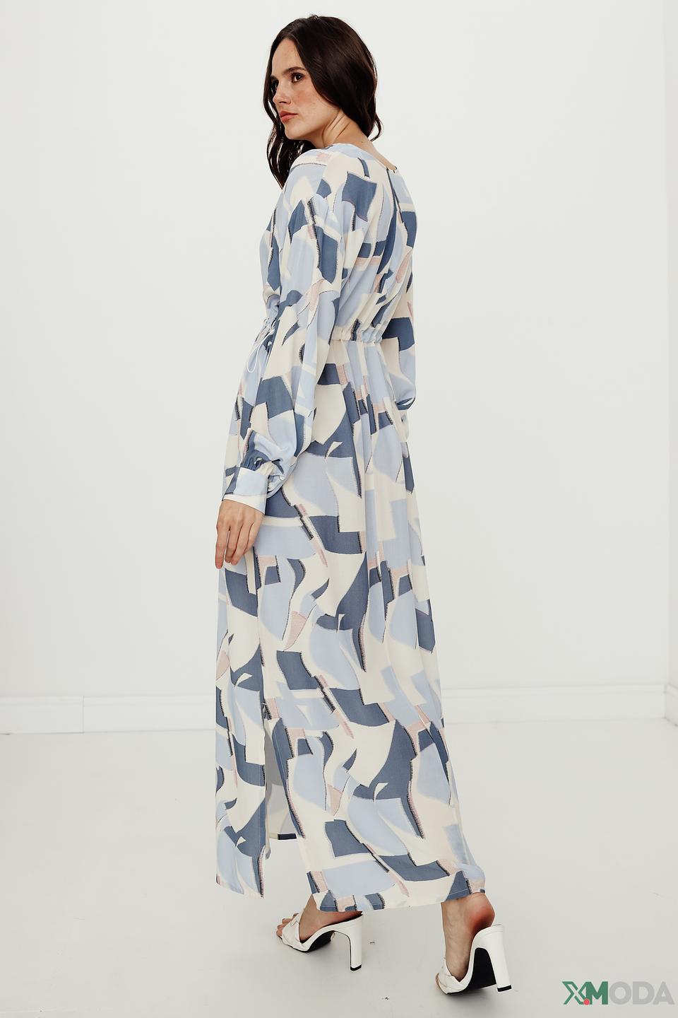 Платье Comma с абстрактным принтом