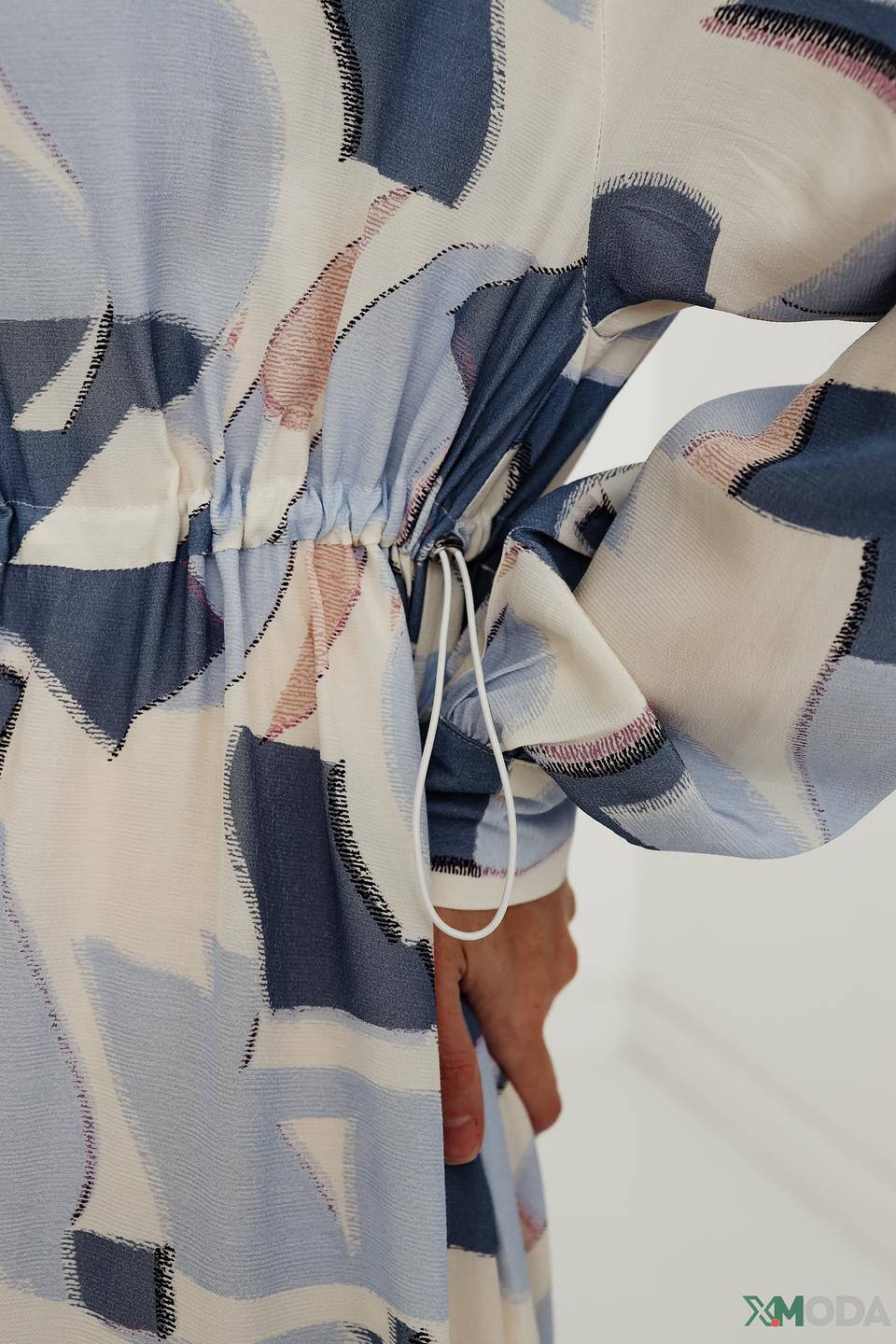 Платье Comma с абстрактным принтом