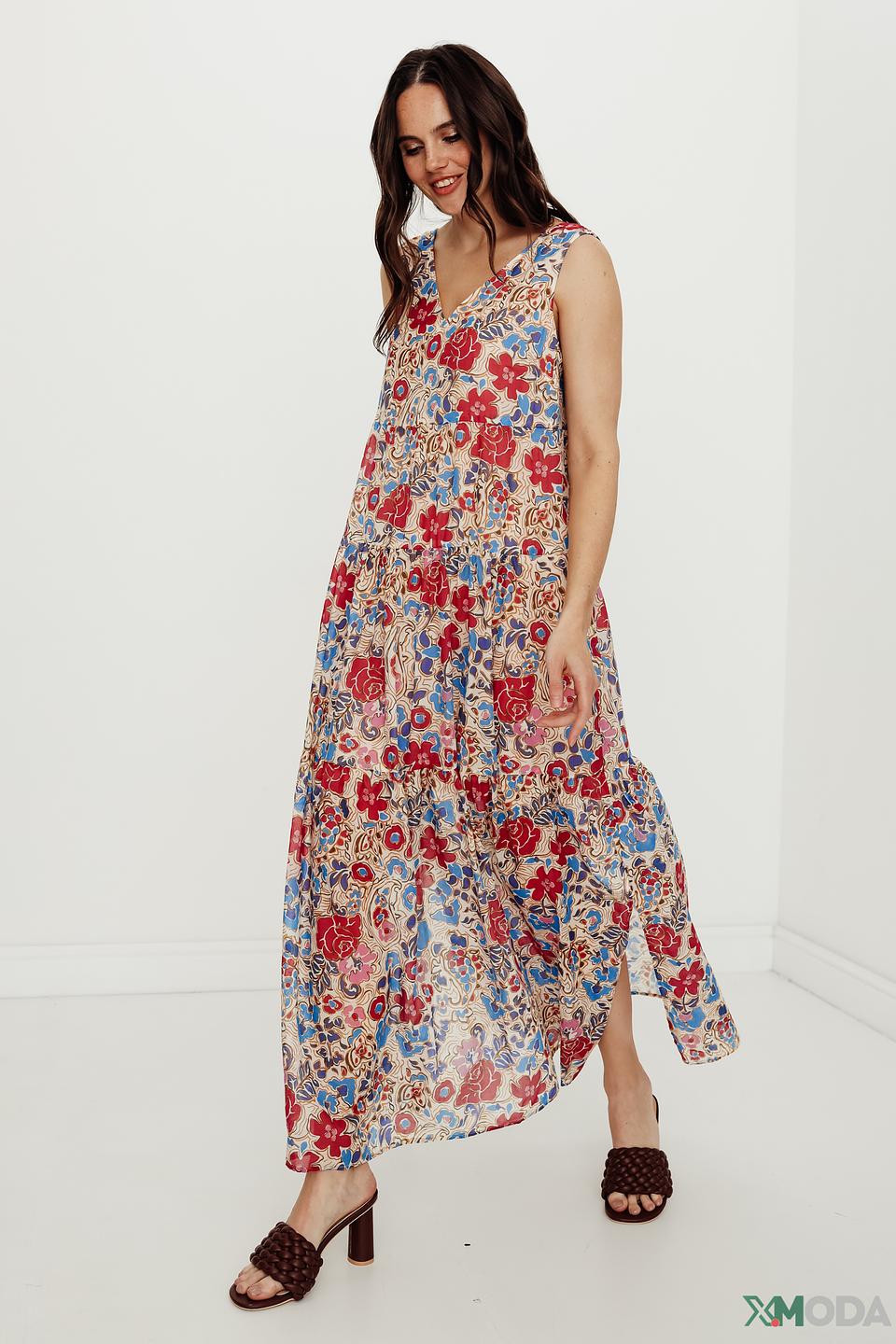 Платье Oui цветочный принт