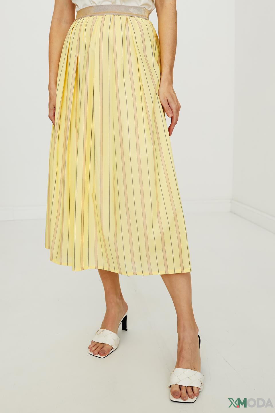 Юбка Gardeur в полоску жёлтая