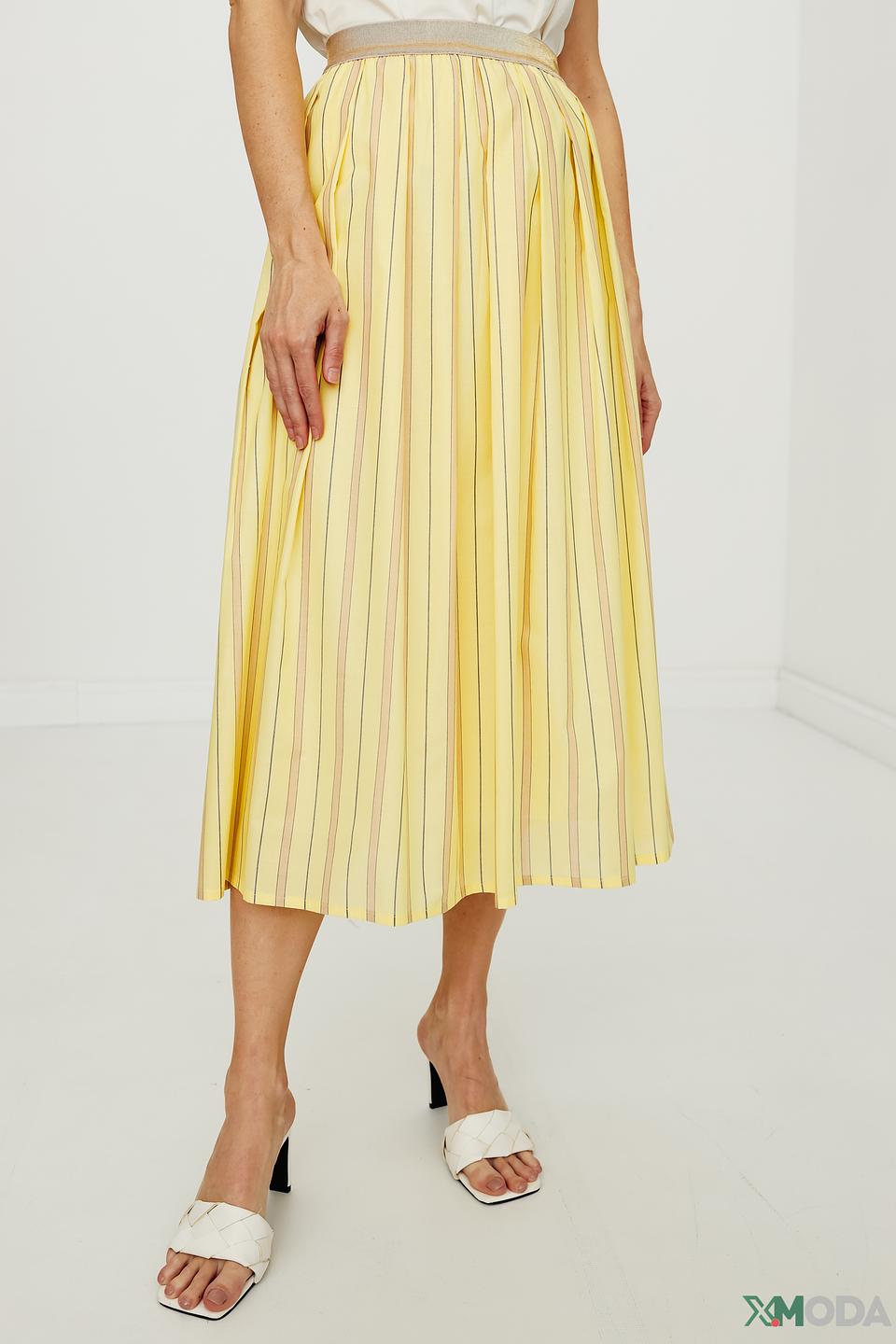 Юбка Gardeur в полоску жёлтая