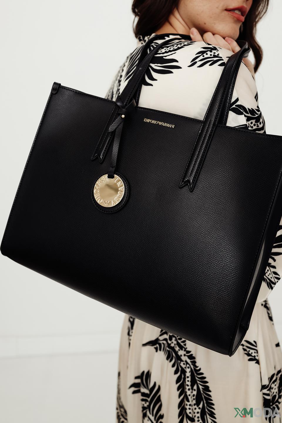 Сумка Emporio Armani женская чёрная