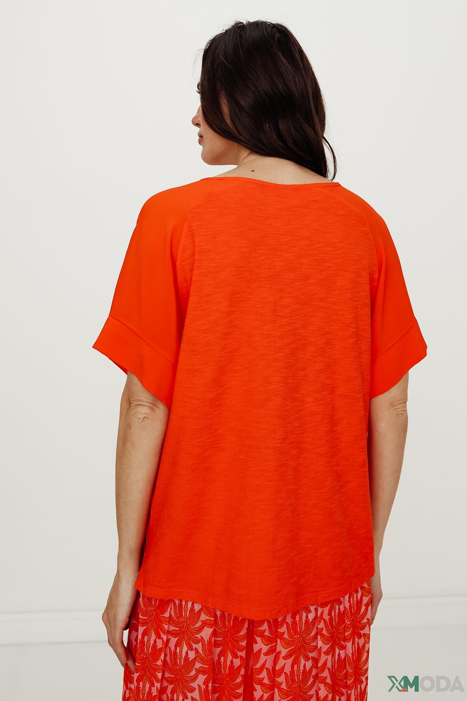 Блуза Luisa Cerano оранжевая