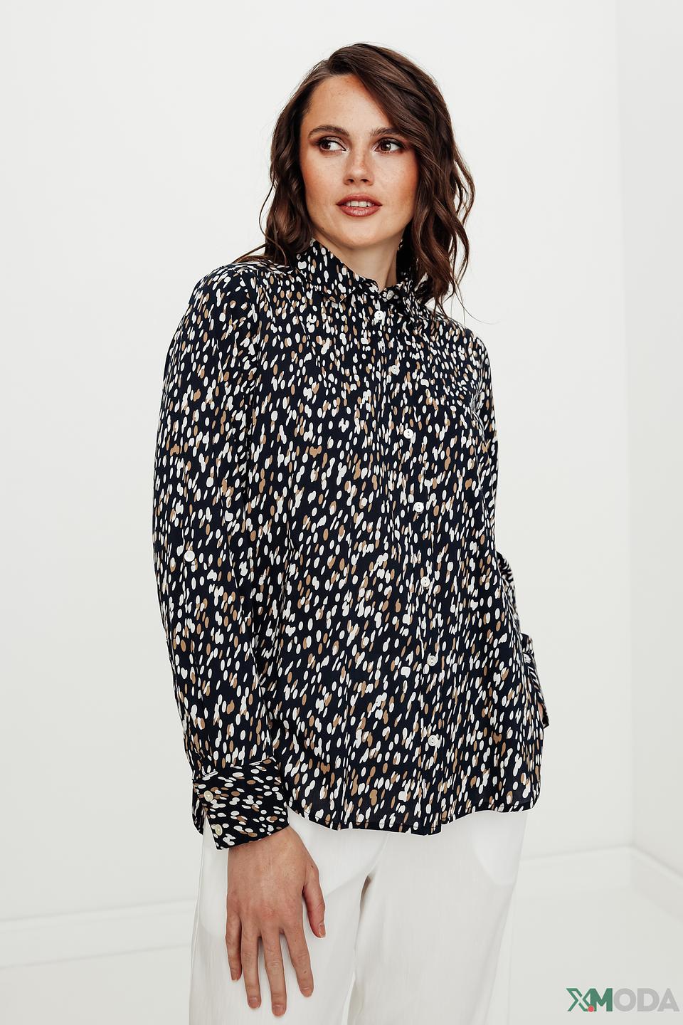 Рубашка Tom Tailor с леопардовым принтом