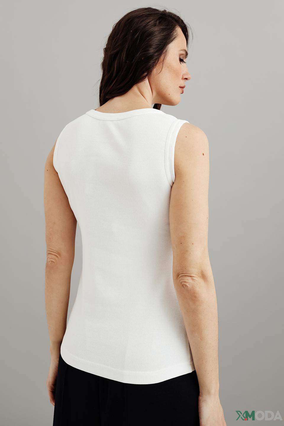 Топ Be Yourself базовый белый