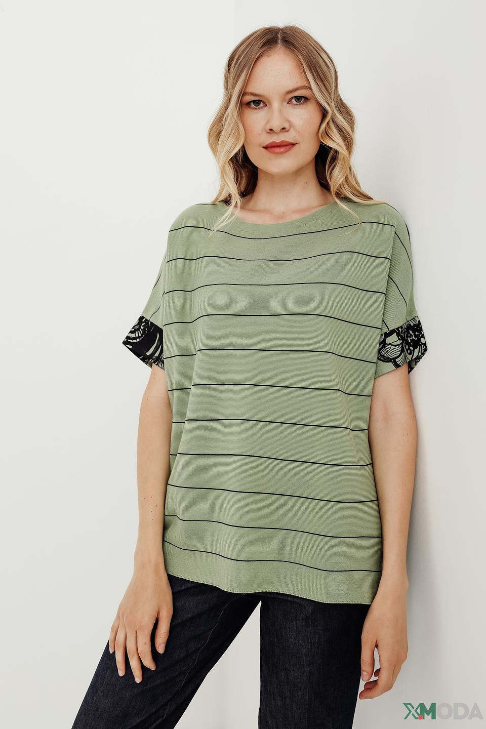 Пуловер Luisa Cerano в полоску