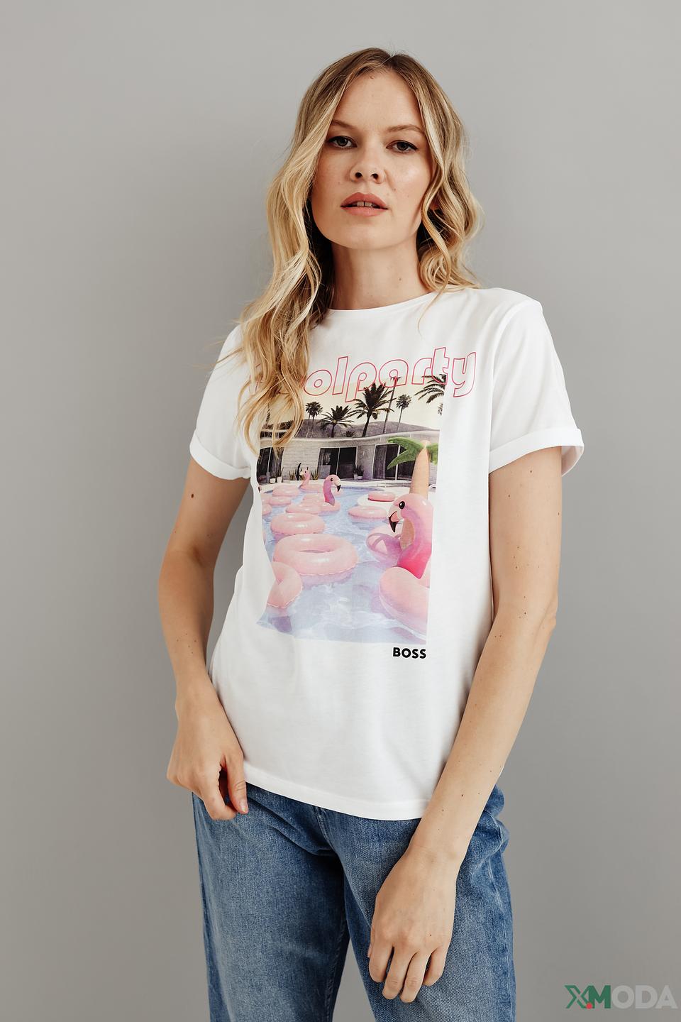 Футболка Boss с принтом Pool Party