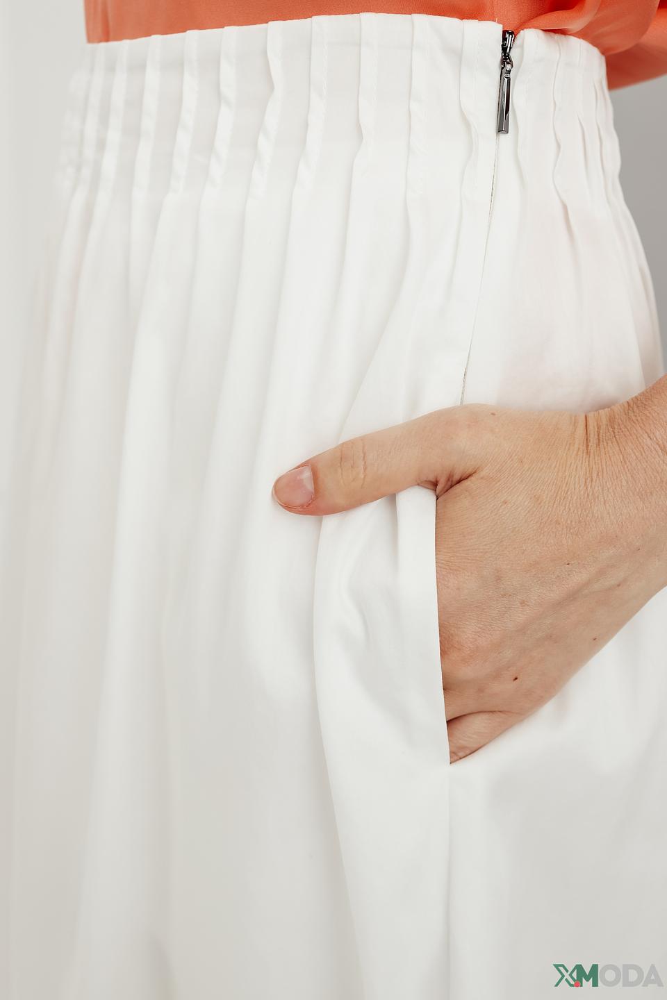 Юбка Marc Cain хлопковая белая