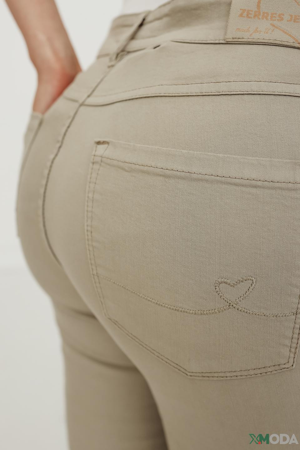 Джинсы Zerres бежевые прямые