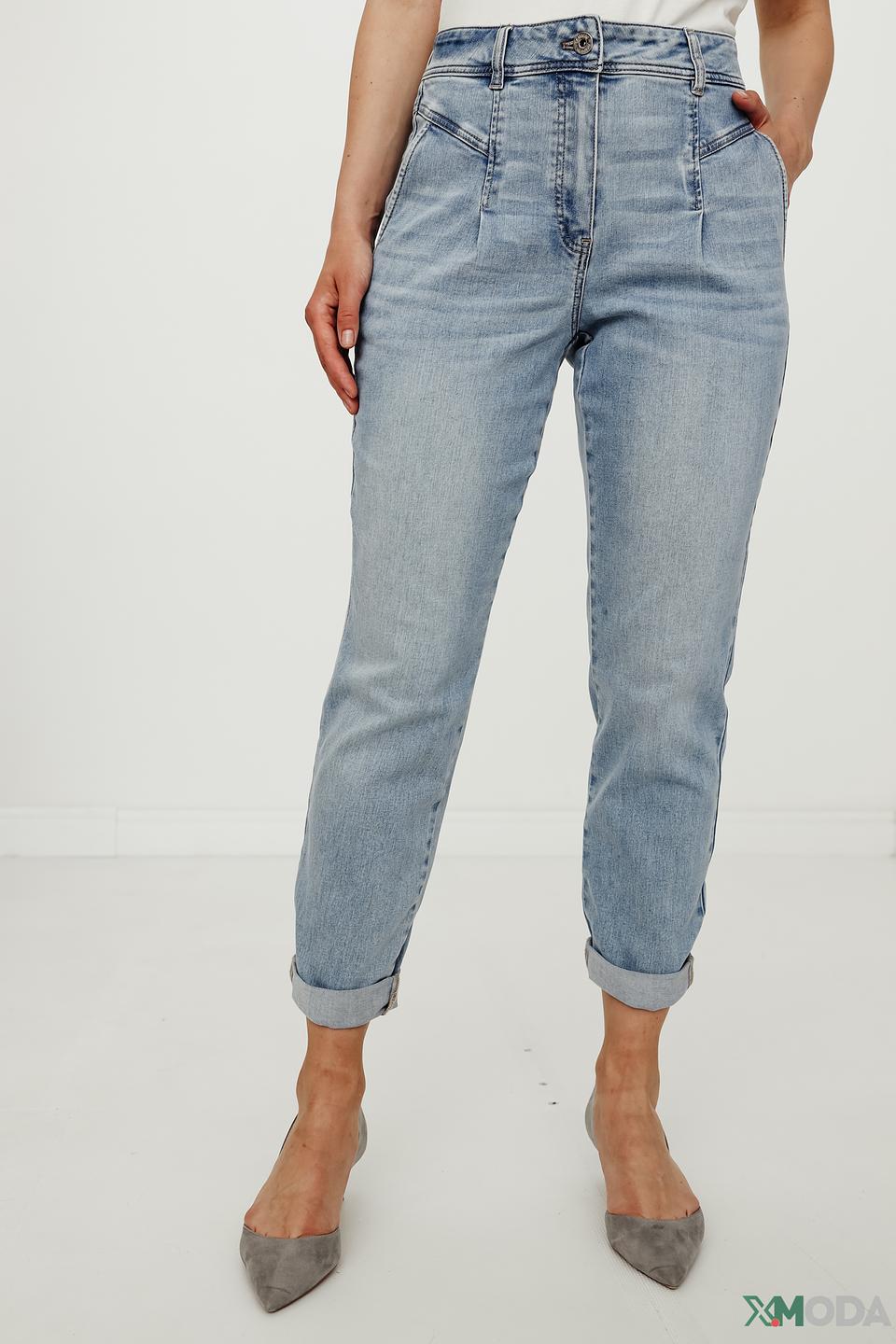 Джинсы Taifun mom fit голубые