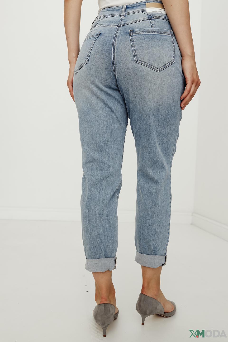 Джинсы Taifun mom fit голубые