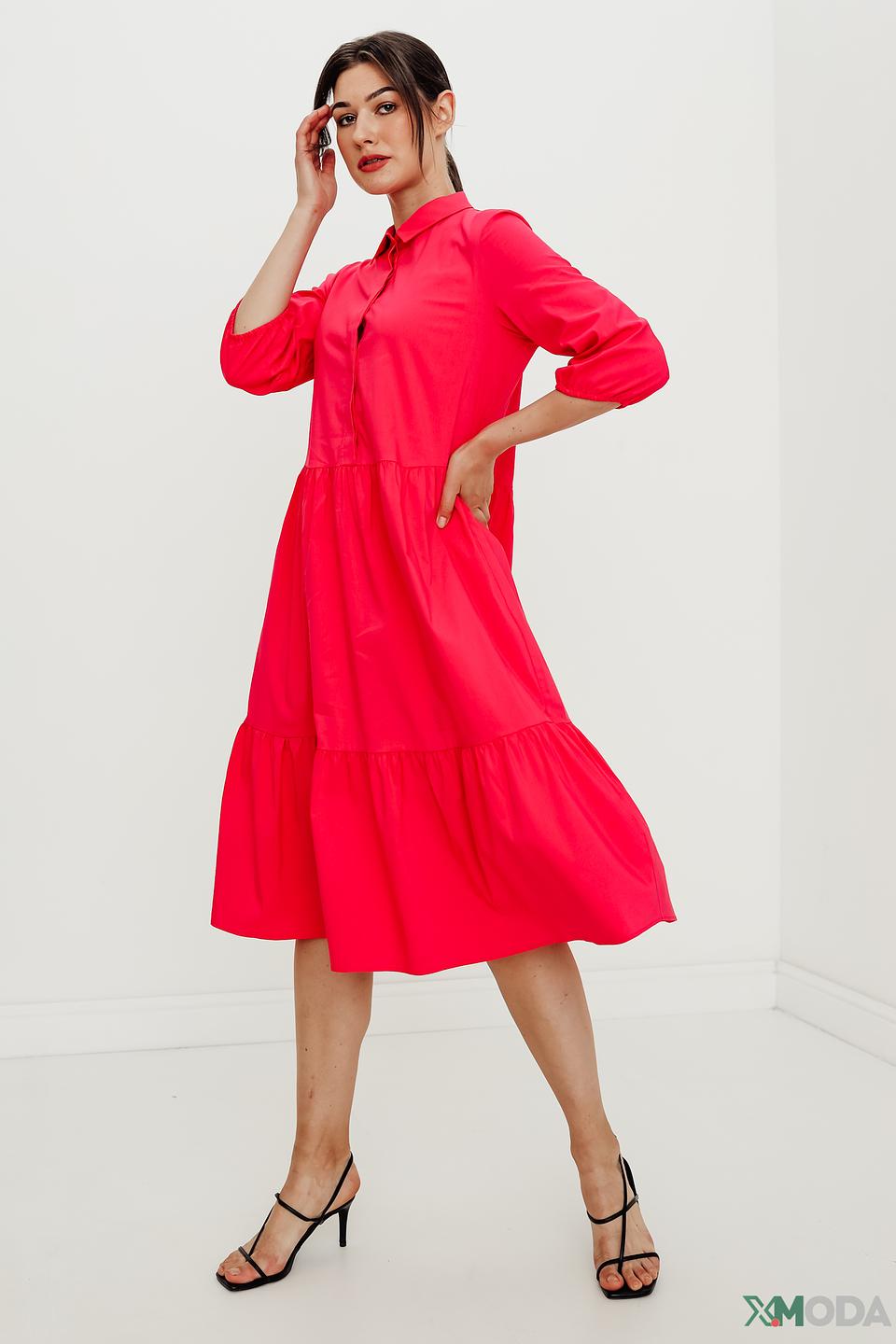 Платье Taifun малиновое