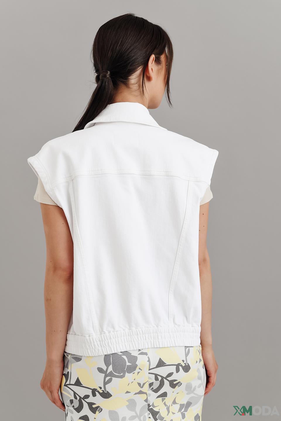 Жилет Oui деним белый