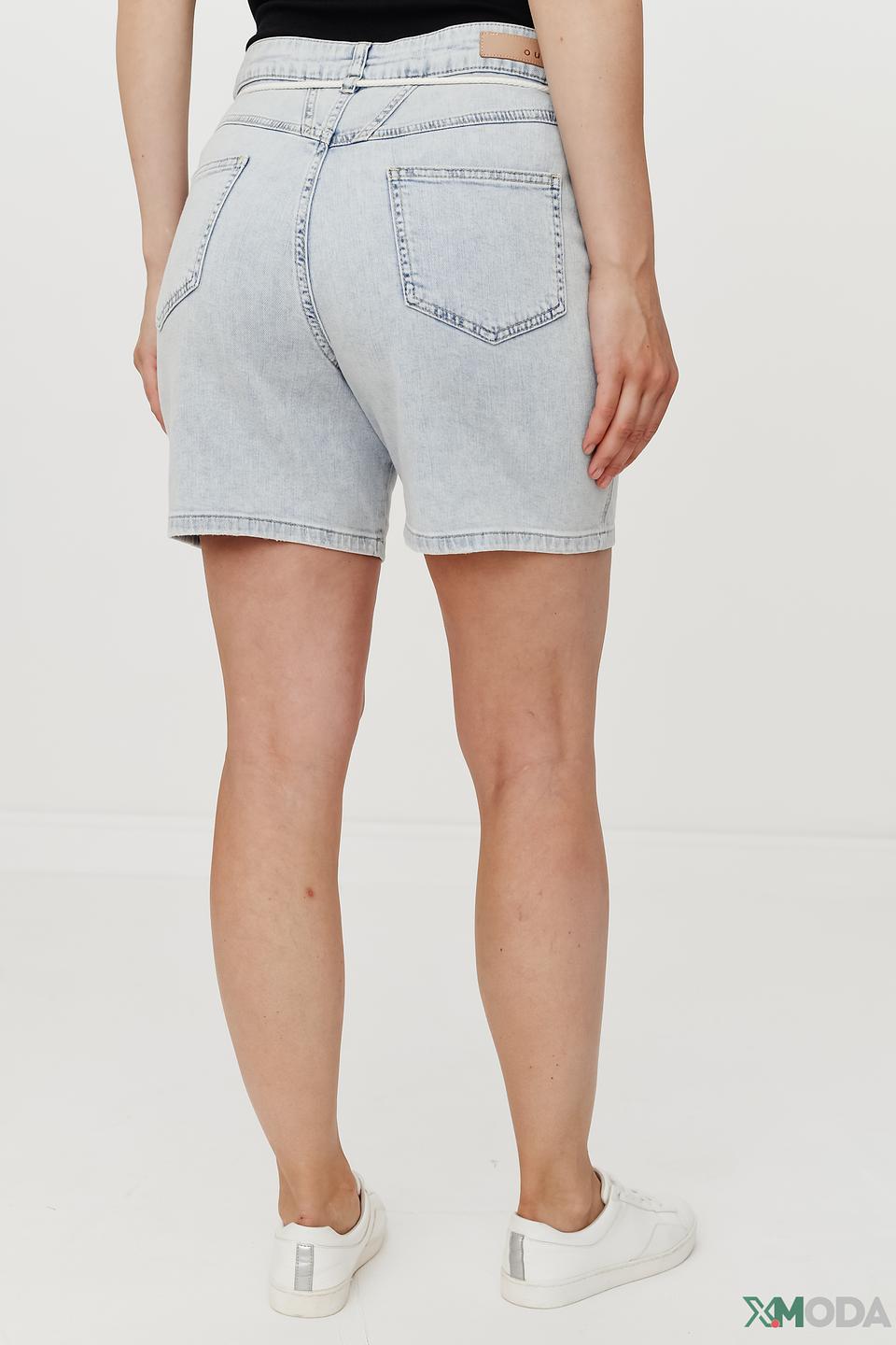Шорты Oui деним светло-голубые