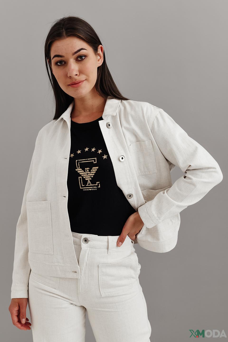 Куртка Emporio Armani женская белая
