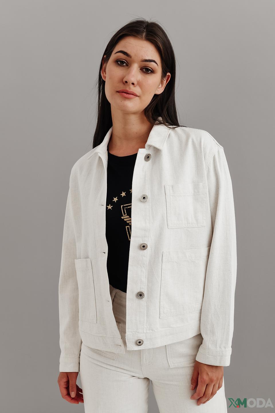 Куртка Emporio Armani женская белая