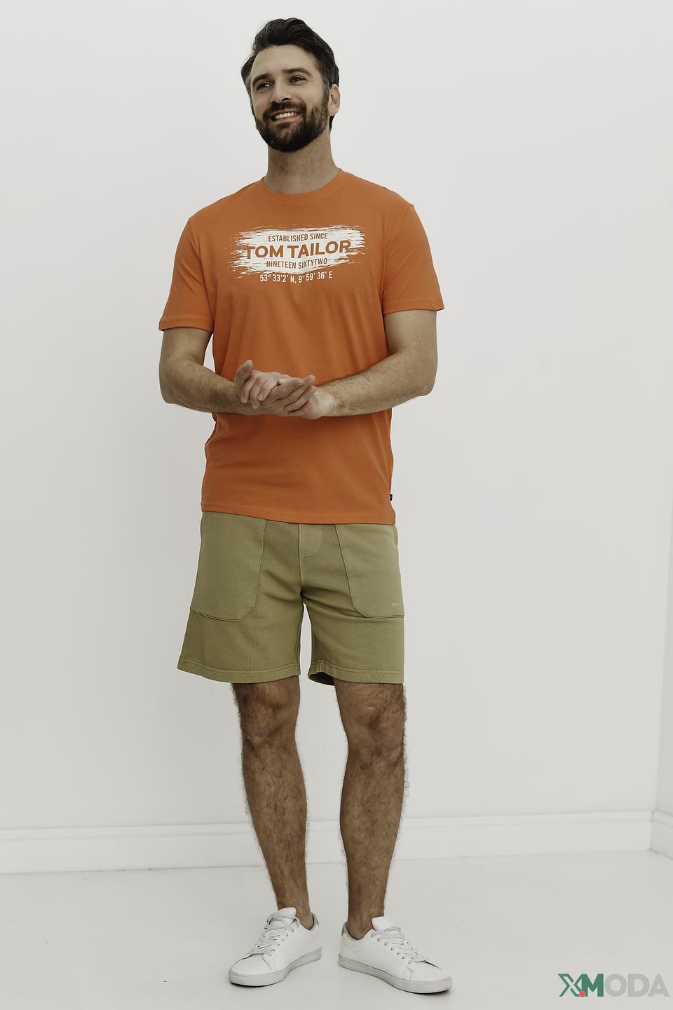 Футболка Tom Tailor оранжевая