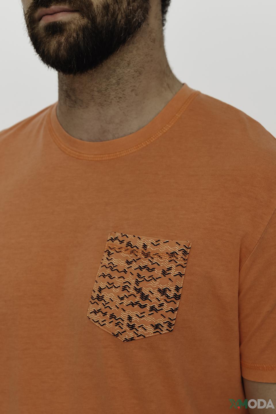 Футболка Tom Tailor оранжевая