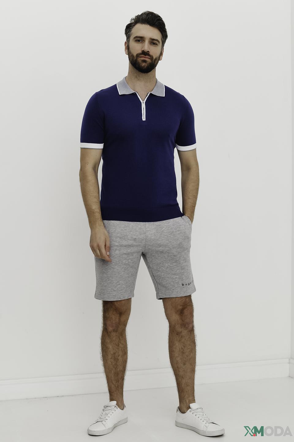 Поло Radi Perugia с молнией синее