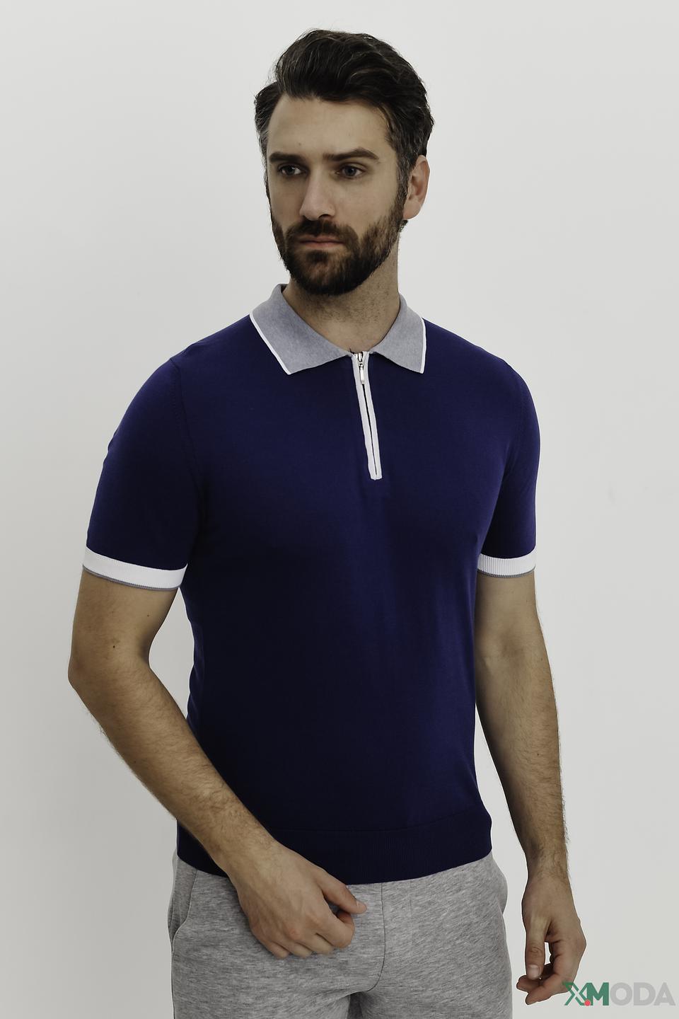 Поло Radi Perugia с молнией синее