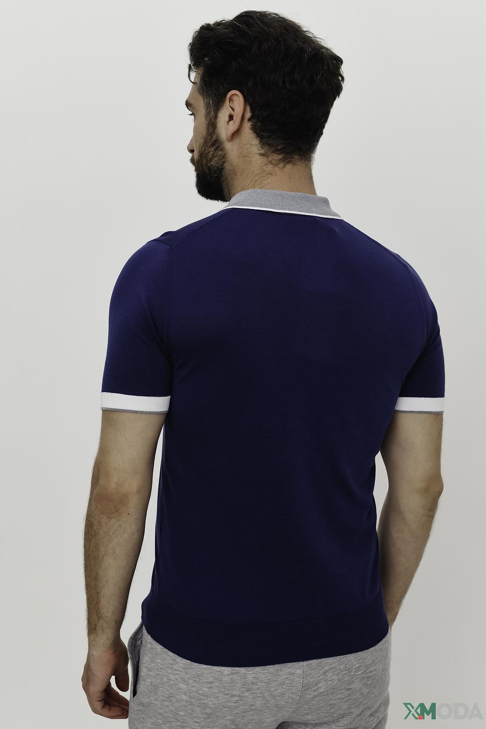 Поло Radi Perugia с молнией синее